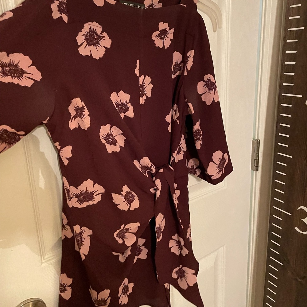 Beautiful and elegant maternity blouse pink and marrow ❤️